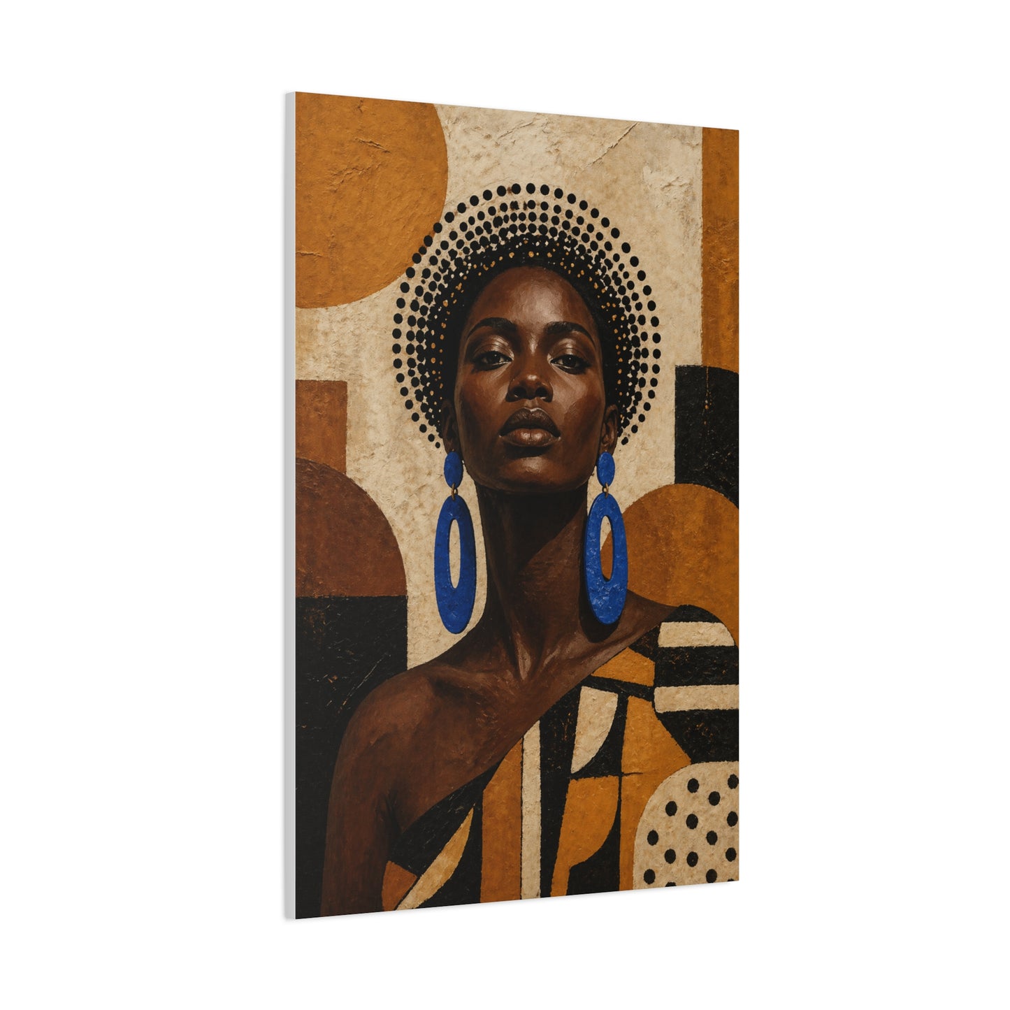 Afrocentric Power Portrait Wall Art & Canvas Print