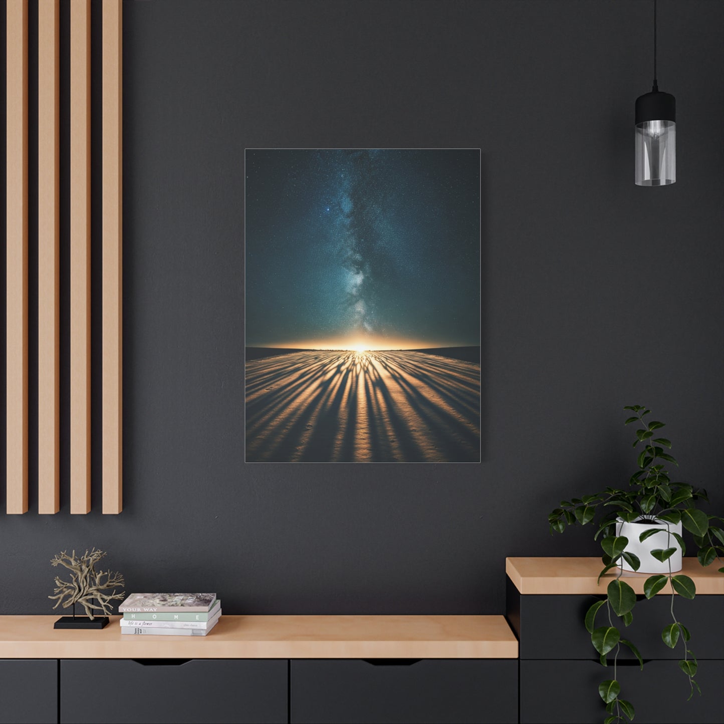 Milky Way Horizon Glow Wall Art & Canvas Prints