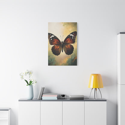 Vintage Nature Butterfly Illustration Wall Art & Canvas Prints