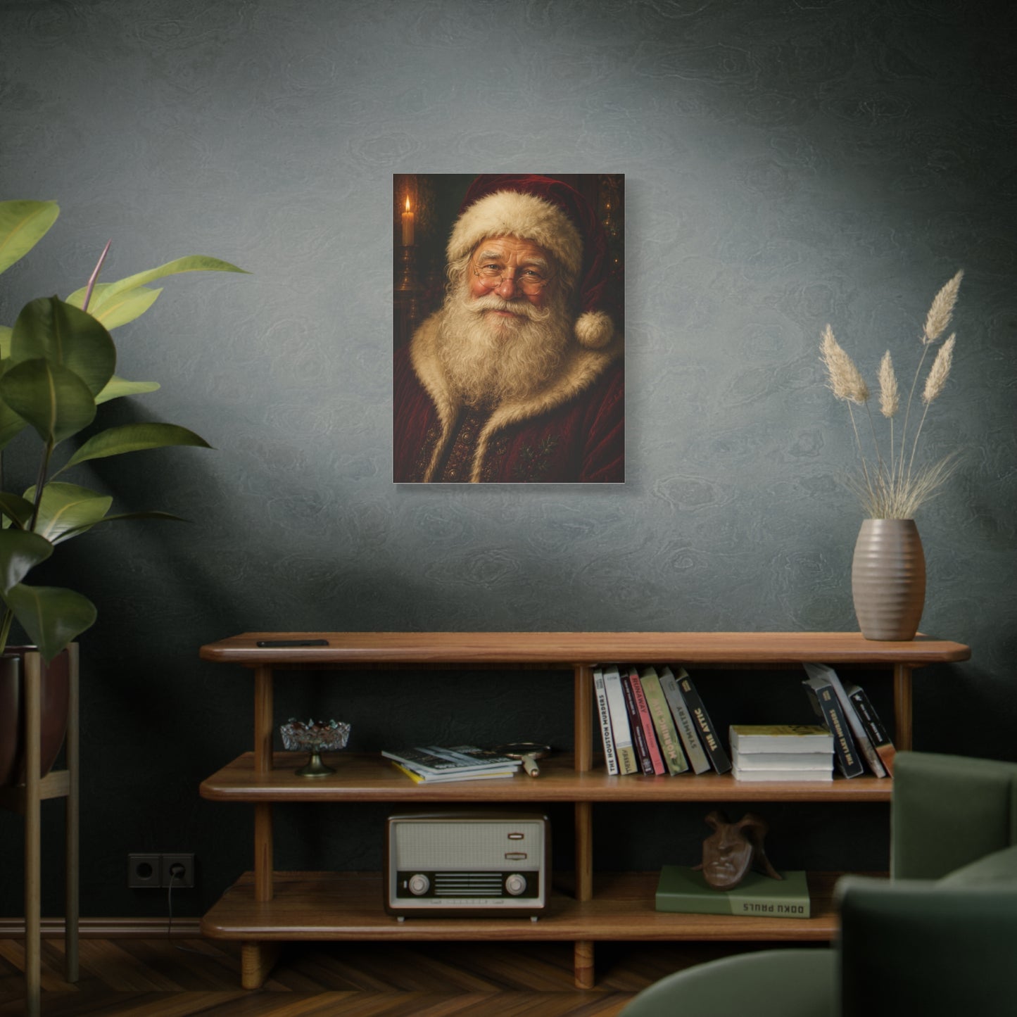 Grand Heirloom Santa Portrait Wall Art & Canvas Print