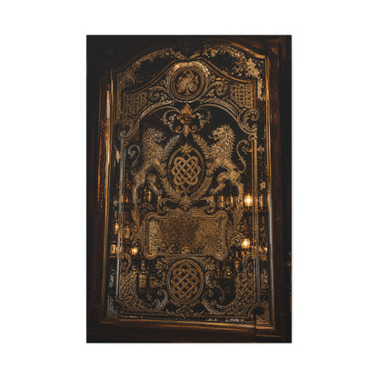 Victorian Ornate Bar Mirror Wall Art & Canvas Print