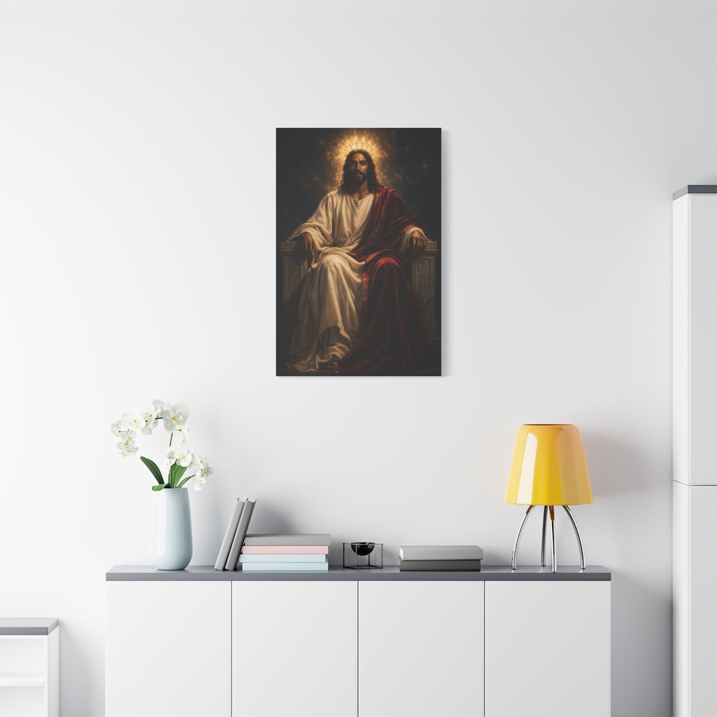 Christ the King Radiant Throne Wall Art & Canvas Print