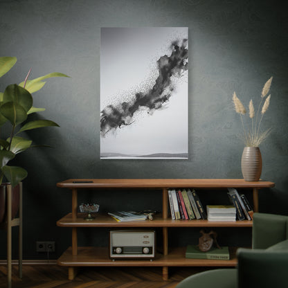 Abstract Ink Motion Romance Minimal Wall Art & Canvas Print