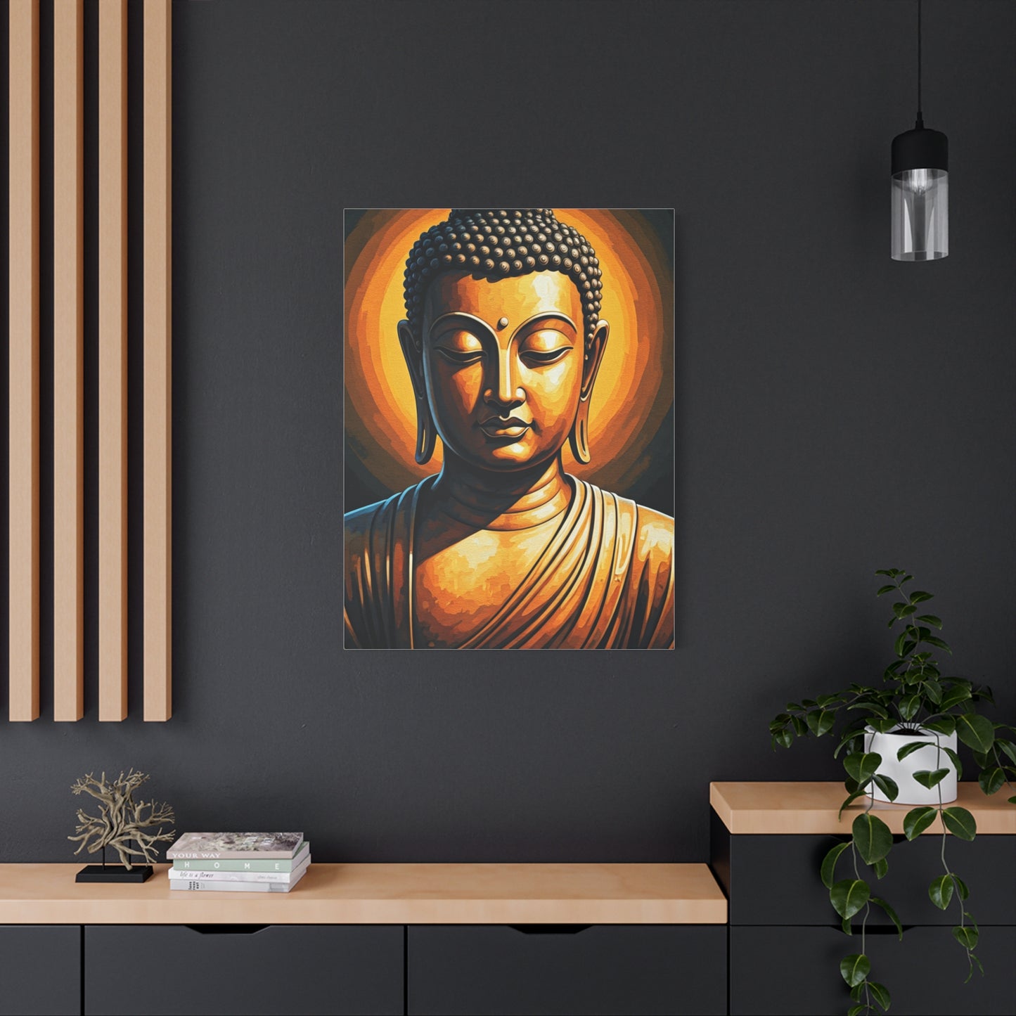 Enlightened Aura Buddha Canvas