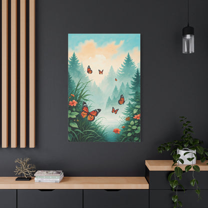 Forest Whisper Butterflies Wall Art & Canvas Prints