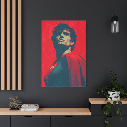 Man of Steel Superman Pop Art Movie Poster Wall Art & Canvas Print