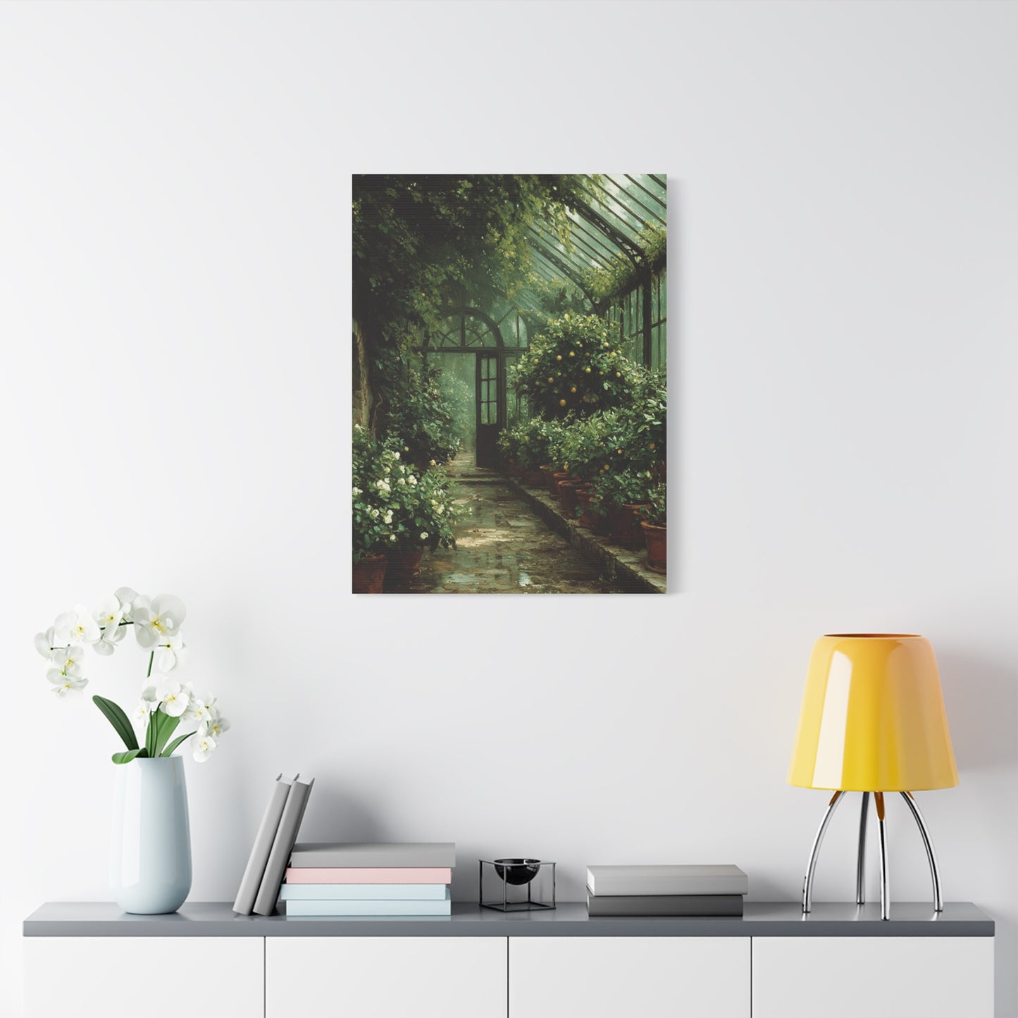 Vintage Greenhouse Garden Wall Art & Canvas Print