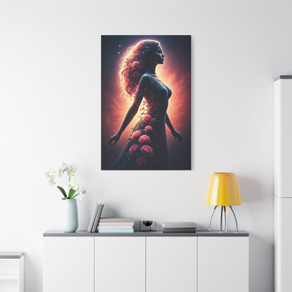 Blooming Energy Woman Wall Art & Canvas Prints