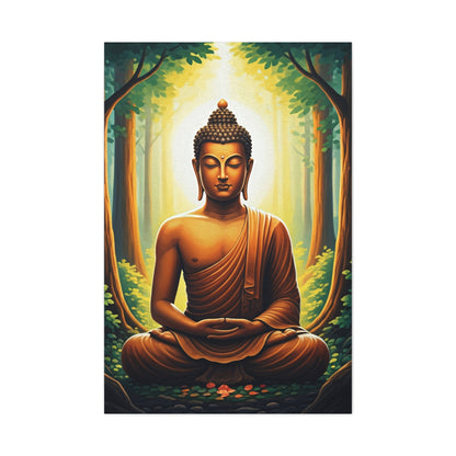 Enlightened Meditation Buddha Wall Art & Canvas Prints