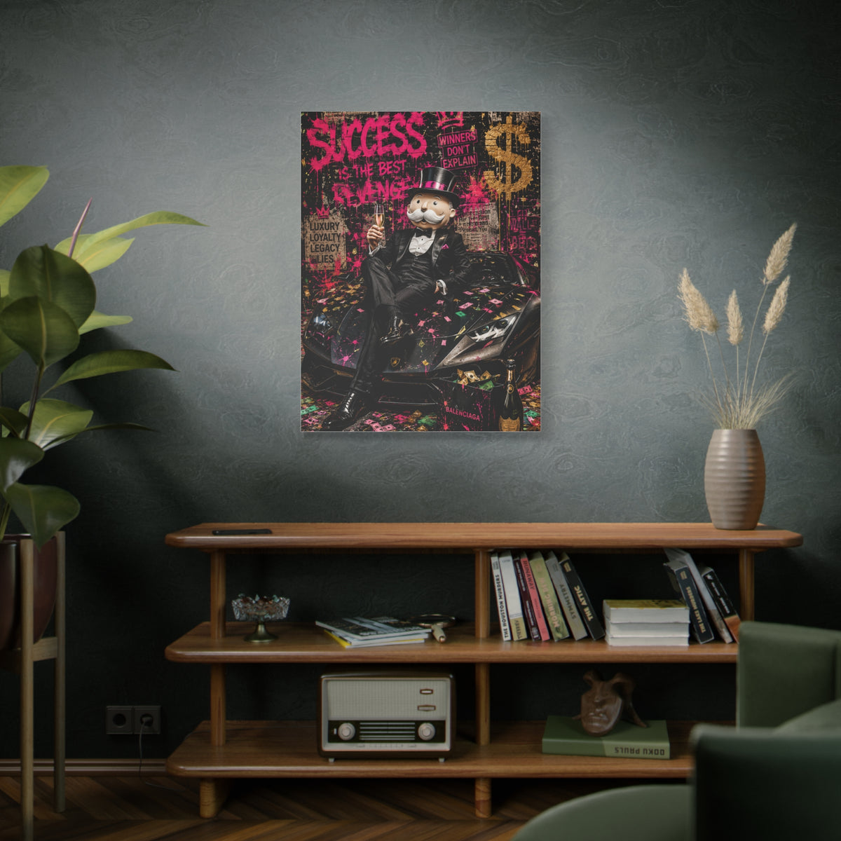Luxury Street Pop Billionaire Rebel Street Wall Art & Canvas Print