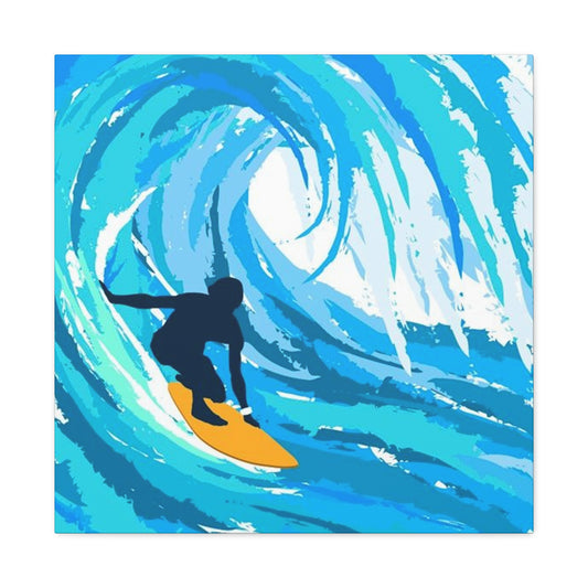 Abstract Surfing Waves Wall Art & Canvas Prints
