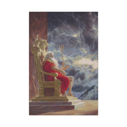 Zeus King of Olympus Classical Mythology Wall Art & Canvas Print