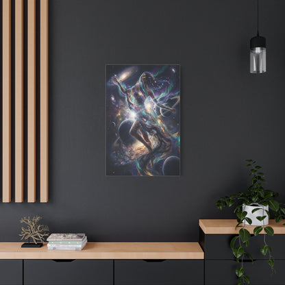 Celestial Cosmic Figure Wall Art & Canvas Print