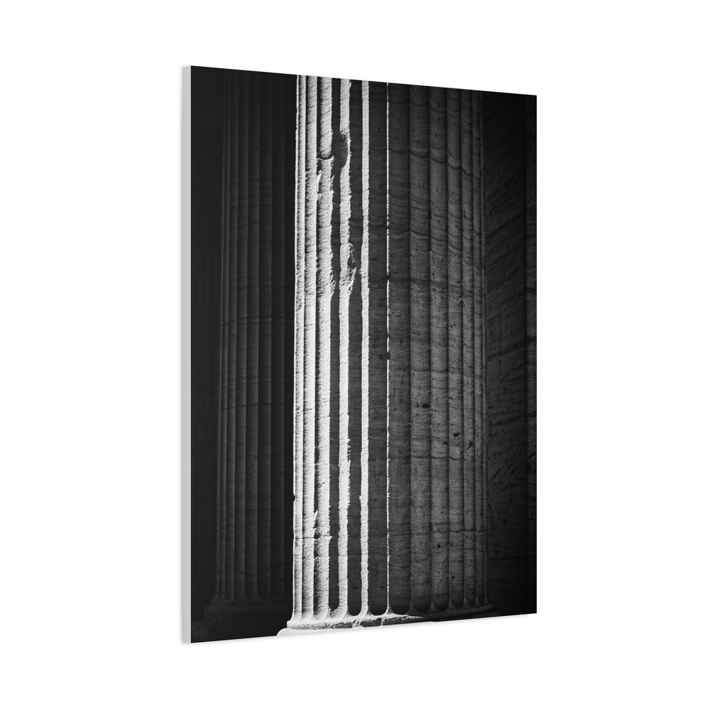Classical Column Light and Shadow Wall Art & Canvas Prints
