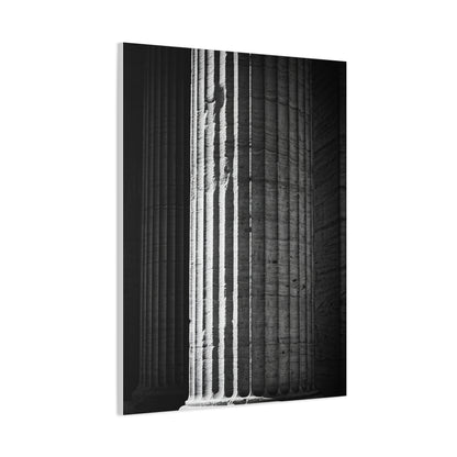 Classical Column Light and Shadow Wall Art & Canvas Prints
