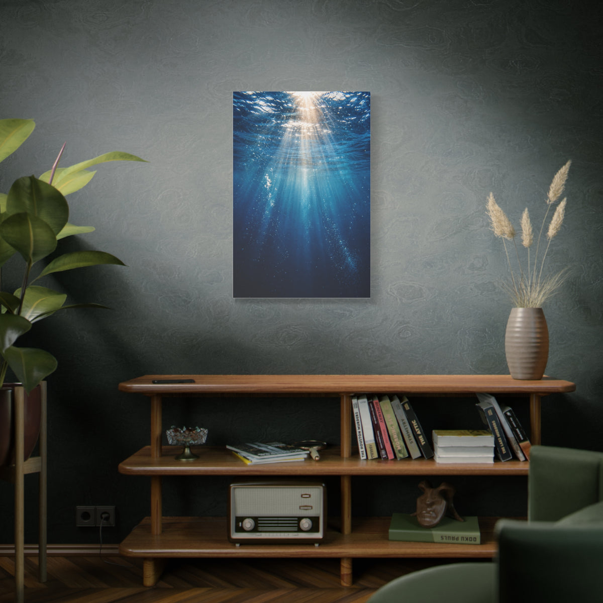 Underwater Sunlight Depth Ocean Scene Wall Art & Canvas Print
