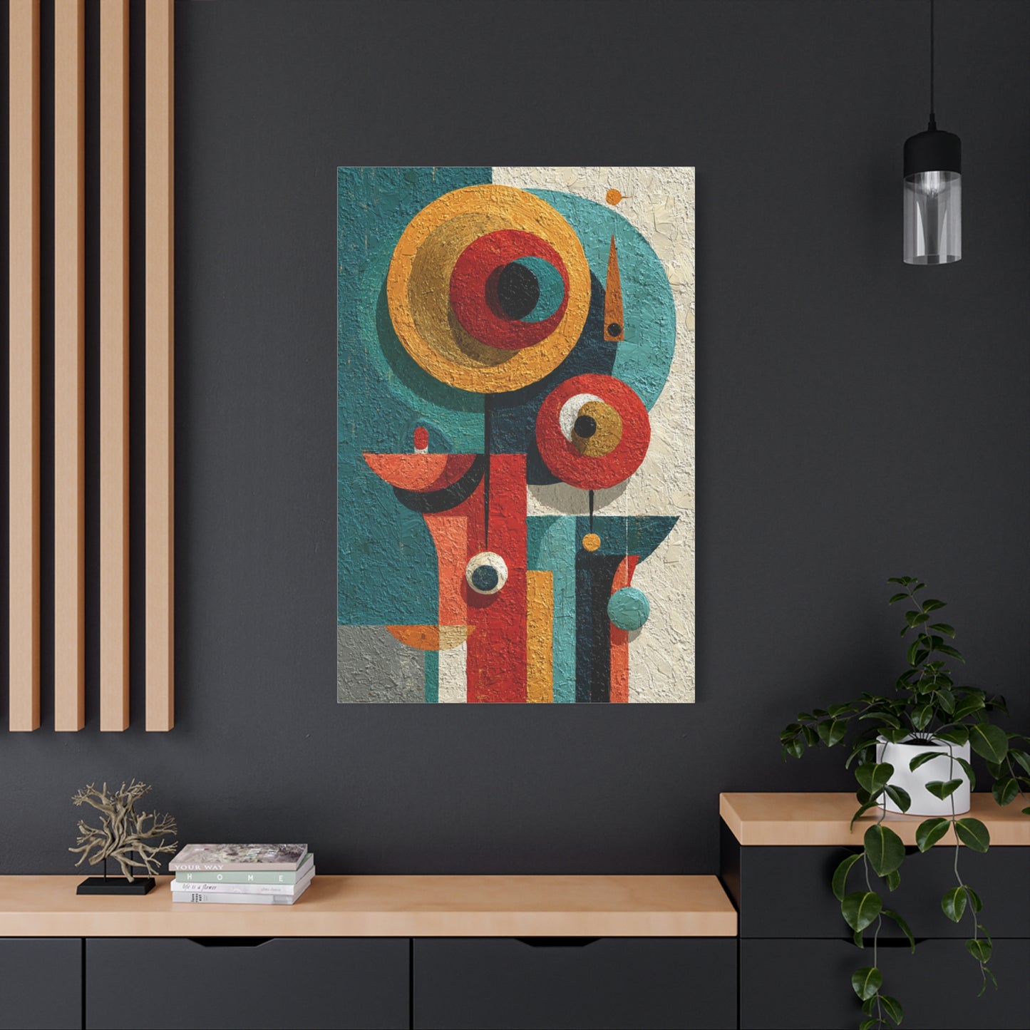 Sculptural Abstract Form Composition Wall Art & Canvas Print