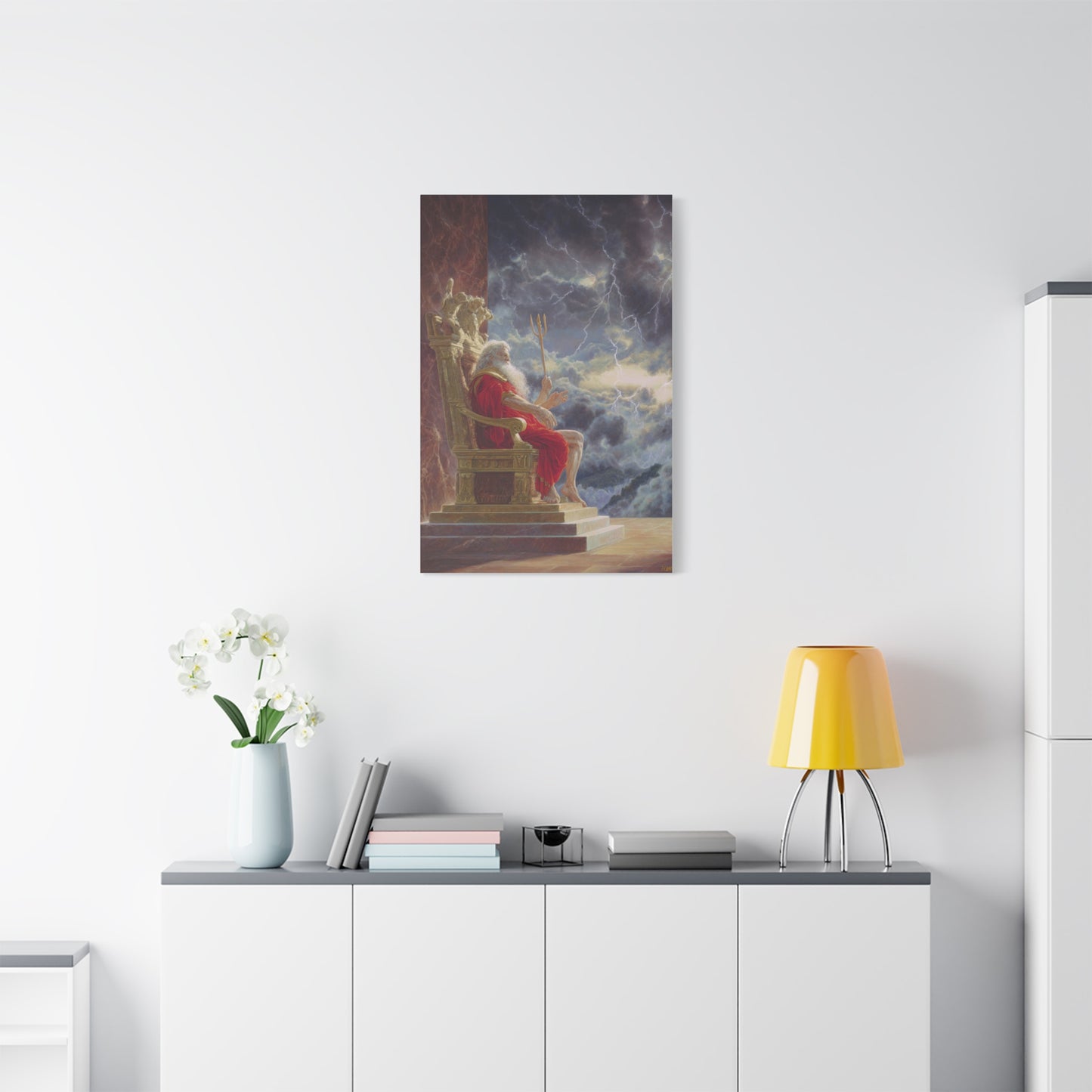 Zeus King of Olympus Classical Mythology Wall Art & Canvas Print