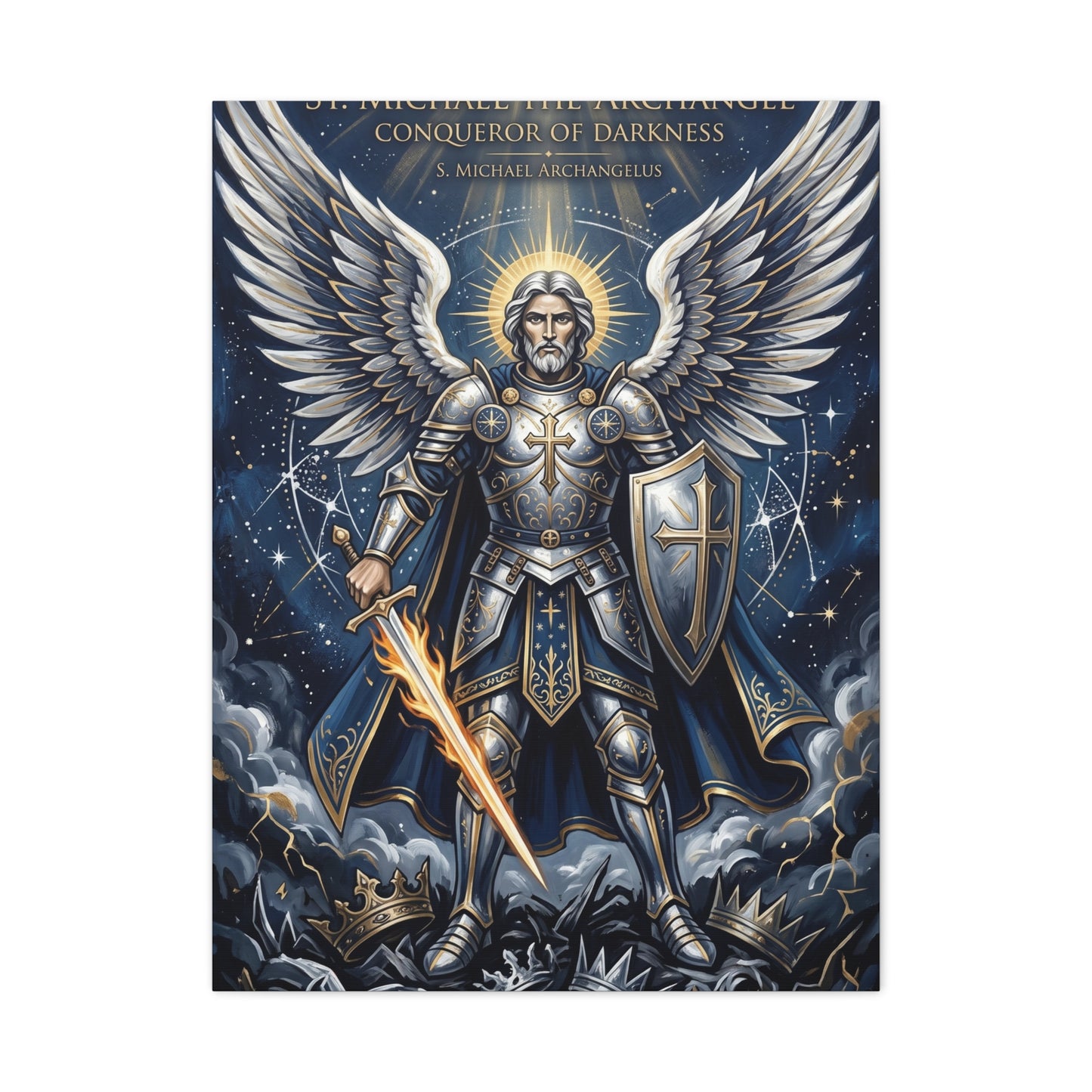 St. Michael the Archangel Celestial Warrior Wall Art & Canvas Print