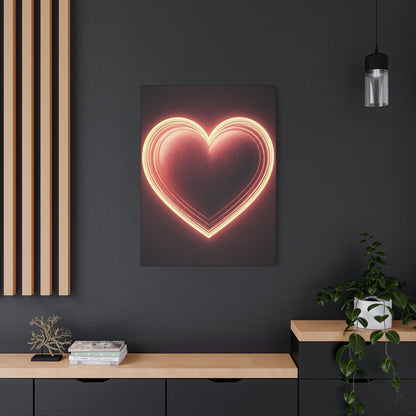 Glowing Heart Aura Wall Art & Canvas Prints