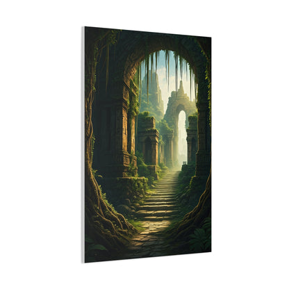 Enchanted Ruins Gateway Fantasy Landscape Wall Art & Canvas Prints
