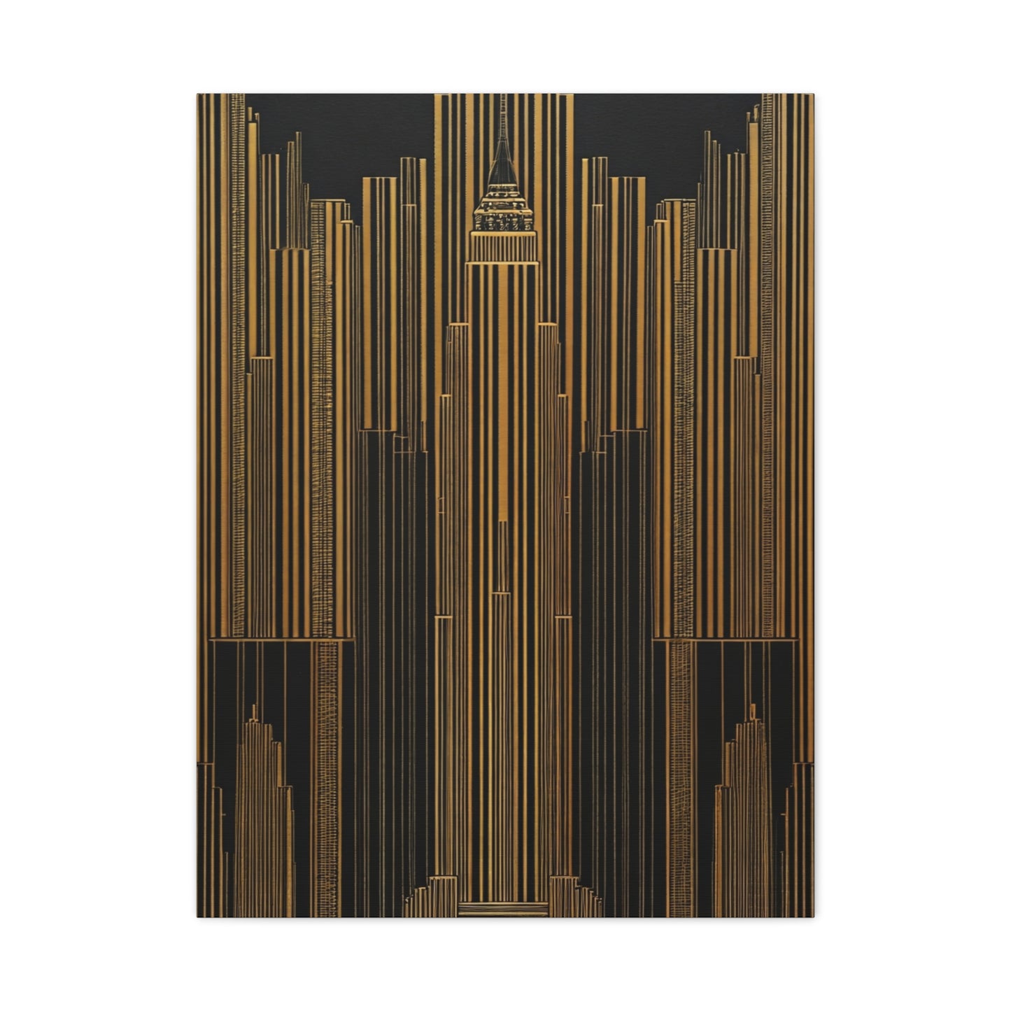 Majestic Golden City Towers Wall Art & Canvas Prints