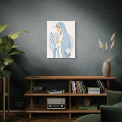 Minimalist Modern Mary Wall Art & Canvas Print