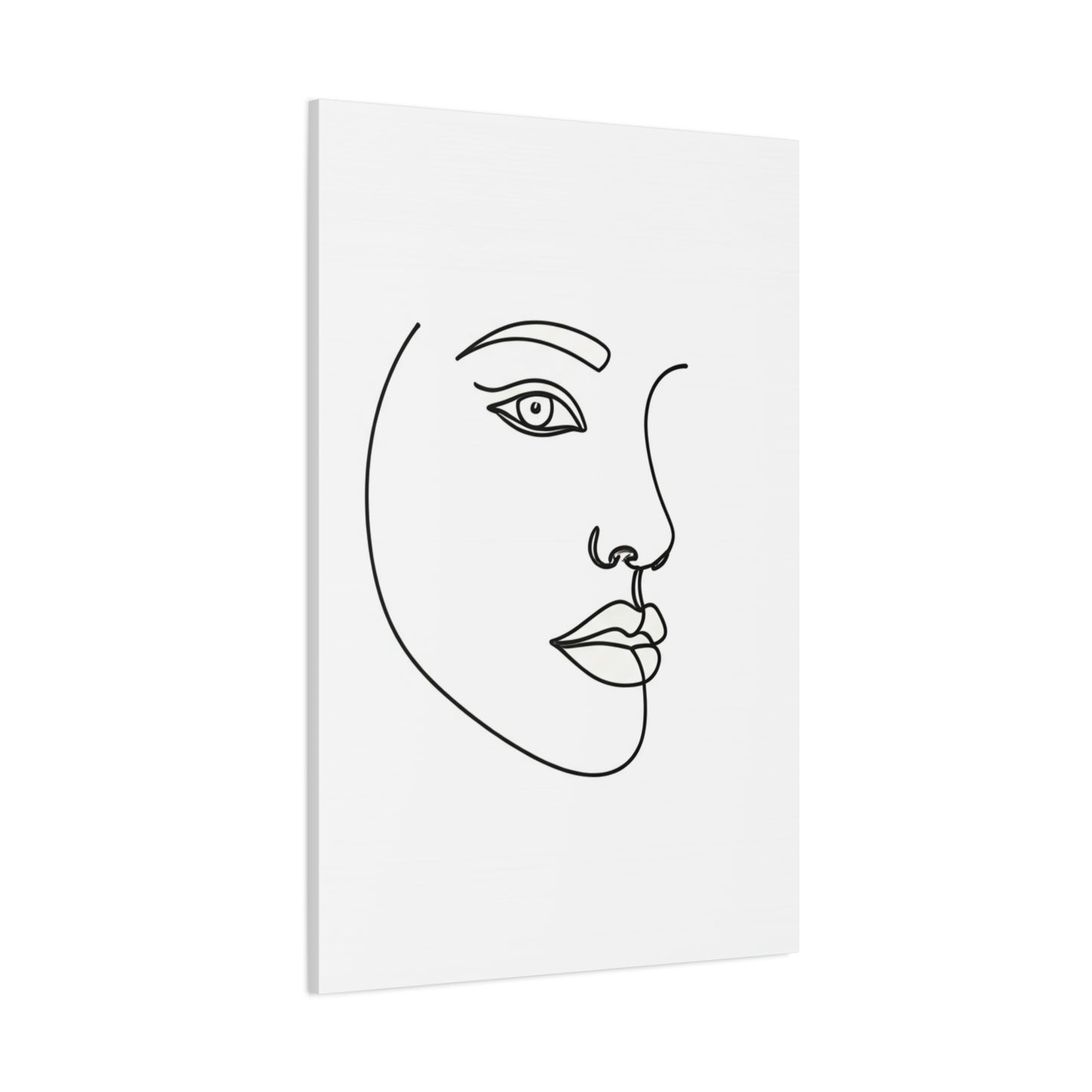 Minimal Line Face Wall Art & Canvas Prints