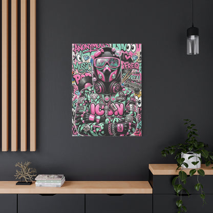Pop Graffiti Music Icon Wall Art & Canvas Print