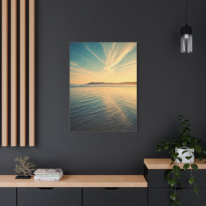 Sunset Reflection Coastal Waters Wall Art & Canvas Prints