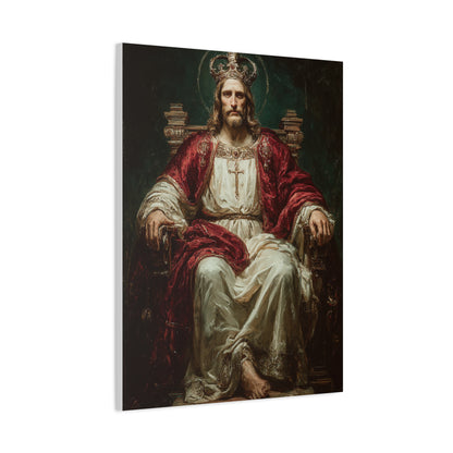 Christ the King Throne Portrait Wall Art & Canvas Print