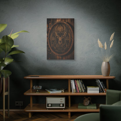 Bourbon Barrel Crest Wall Art & Canvas Print