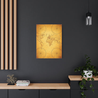 Golden Compass Mandala Wall Art & Canvas Prints