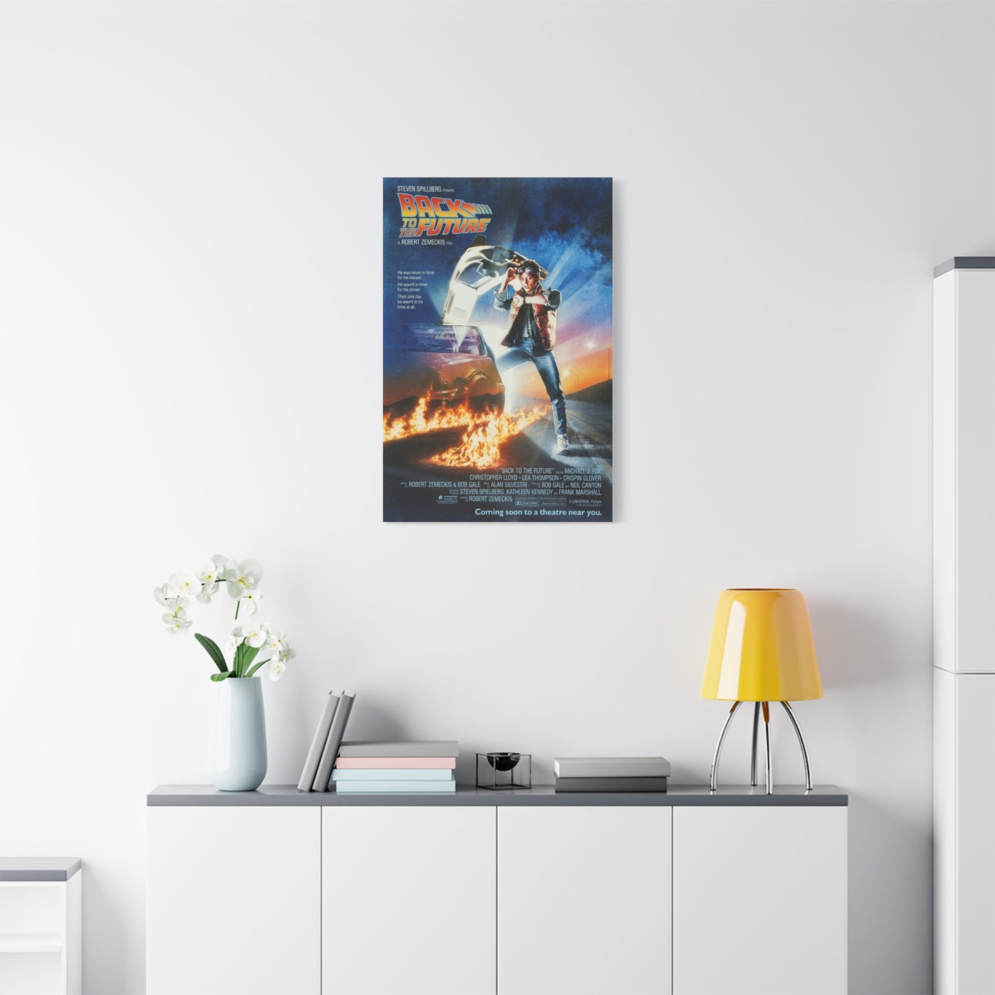 Back to the Future Movie Poster Wall Art & Canvas Print