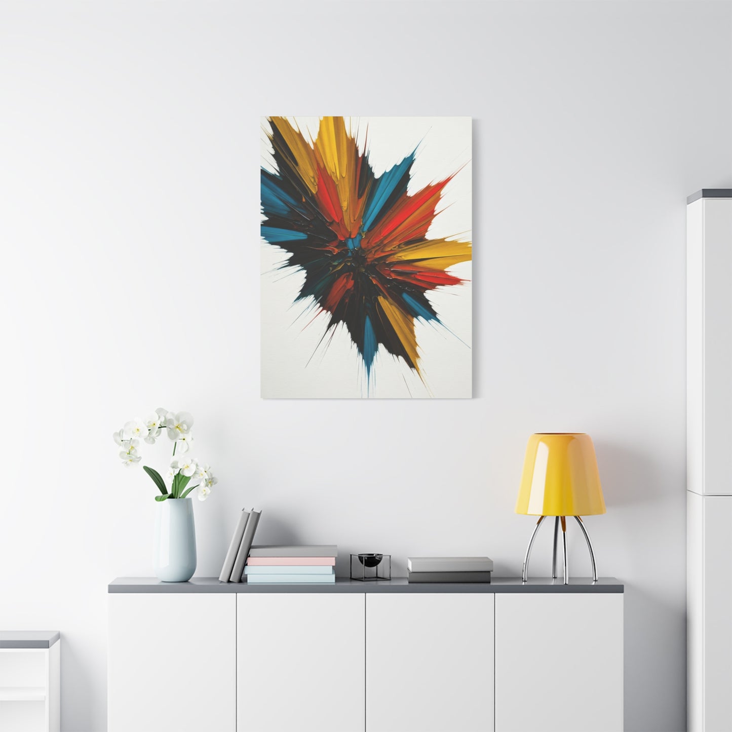 Warm Fragmented Abstract Wall Art & Canvas Prints