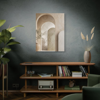 Soft Neutral Architectural Arch Wall Art & Canvas Print