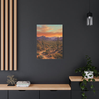 Sonoran Desert Panorama Southwest Wall Art & Canvas Print