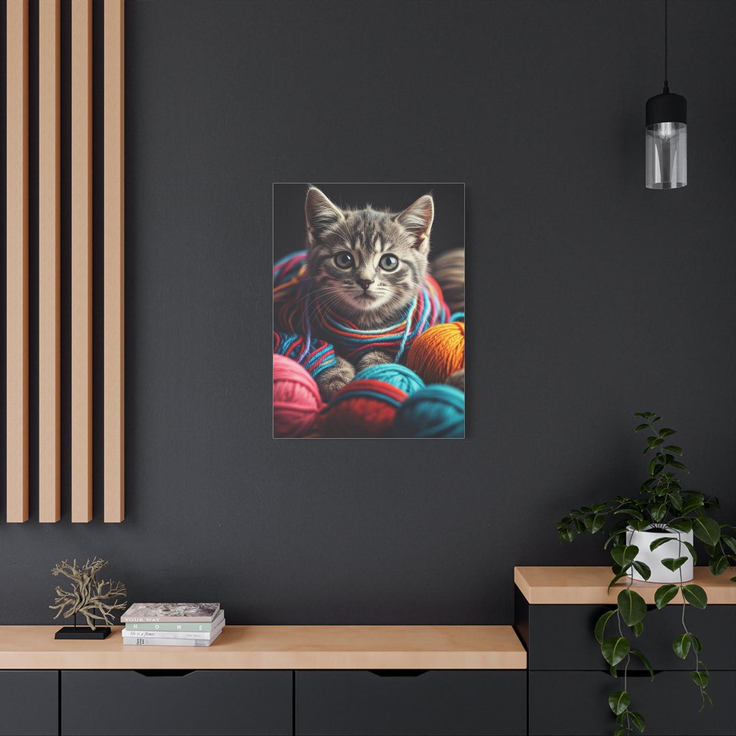 Whiskers in Wool Wall Art & Canvas Print