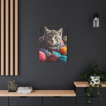 Whiskers in Wool Wall Art & Canvas Print
