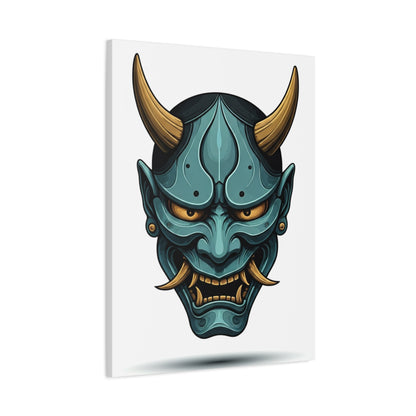Oni Demon Mask Wall Art & Canvas Prints