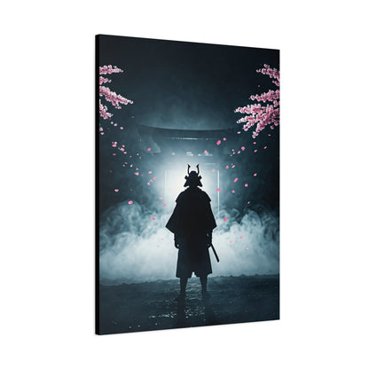 Samurai at the Torii Gate Wall Art & Canvas Prints