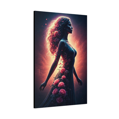 Blooming Energy Woman Wall Art & Canvas Prints