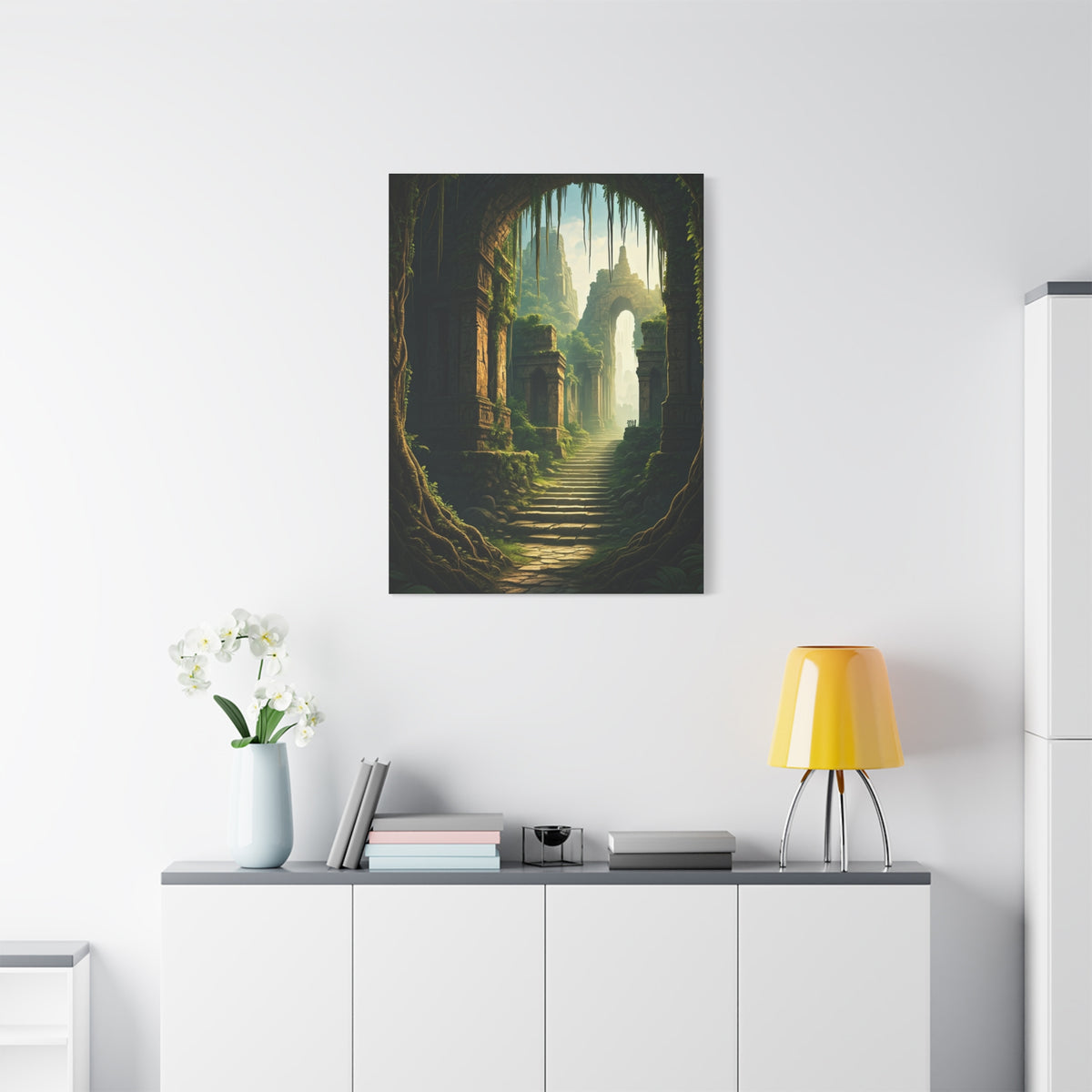 Enchanted Ruins Gateway Fantasy Landscape Wall Art & Canvas Prints