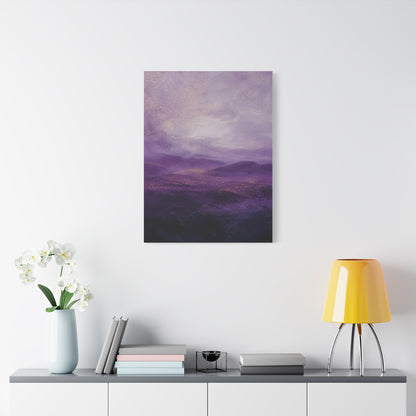 Amethyst Horizon Landscape Wall Art & Canvas Print