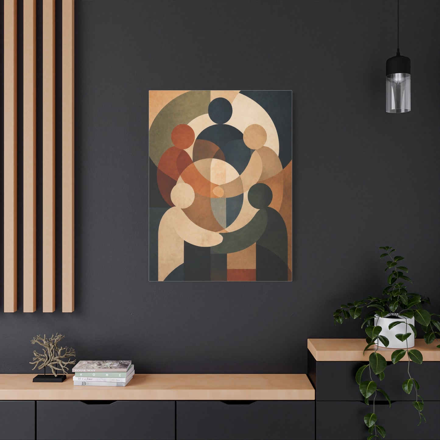 Corporate Unity Circle Composition Wall Art & Canvas Print