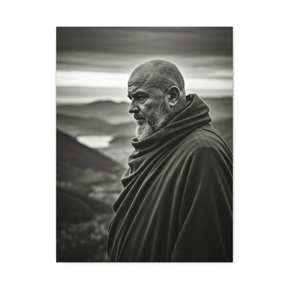 Contemplative Wanderer Portrait Wall Art & Canvas Prints