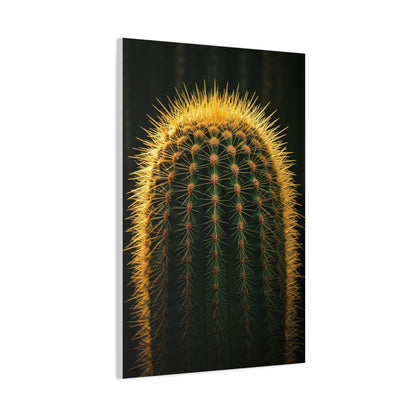 Radiant Barrel Cactus Glow Wall Art & Canvas Prints