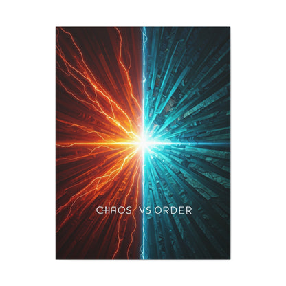 Chaos Versus Order Wall Art & Canvas Prints