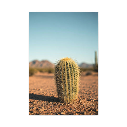 Barrel Cactus Desert Minimalism Wall Art & Canvas Prints