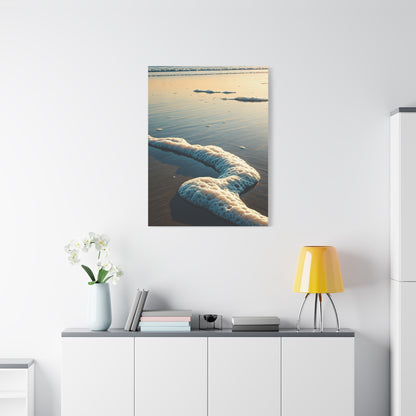 Sea Foam Shoreline Texture Wall Art & Canvas Prints